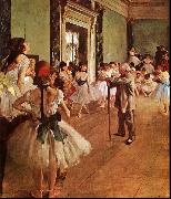 Edgar Degas The Dance Class oil on canvas